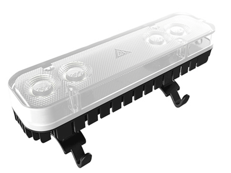 FL48 Red and Blue Flashing Light